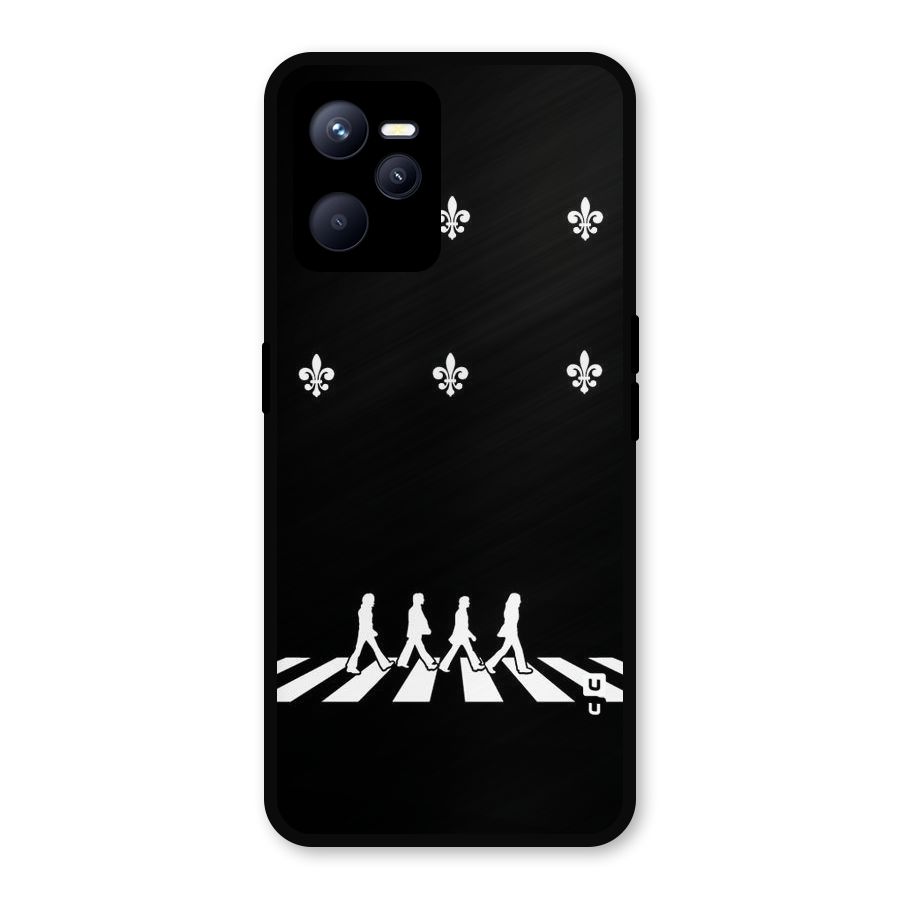 Walking Four Metal Back Case for Realme C35