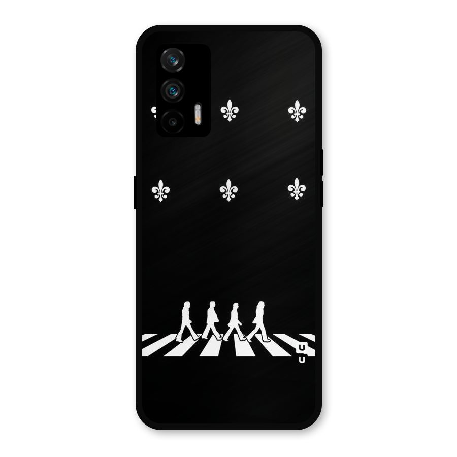 Walking Four Metal Back Case for Realme GT 5G