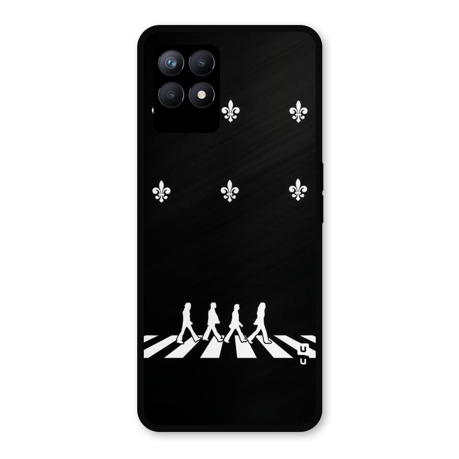 Walking Four Metal Back Case for Realme Narzo 50