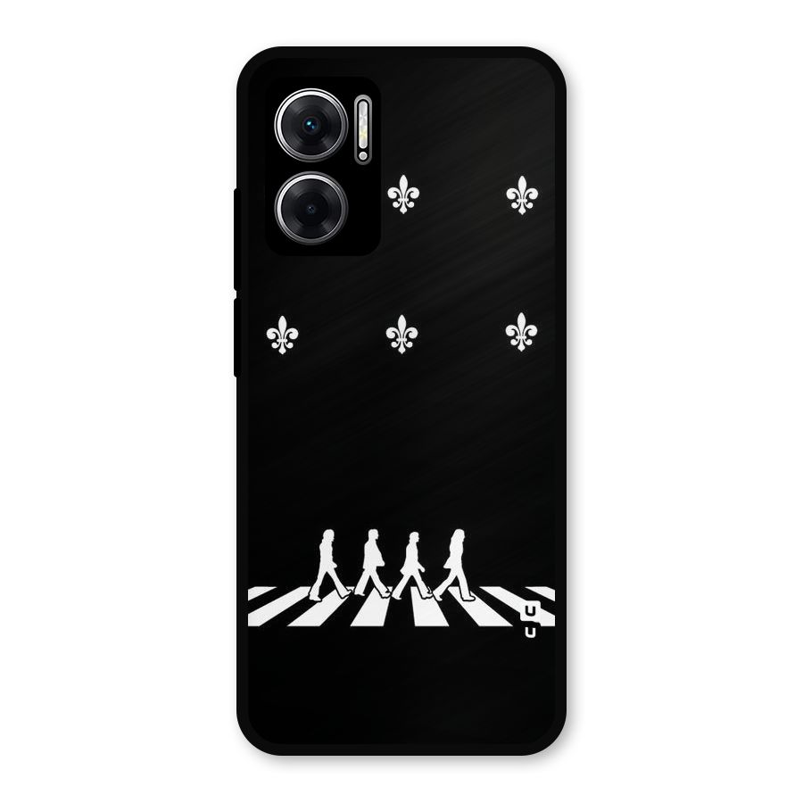Walking Four Metal Back Case for Redmi 11 Prime 5G