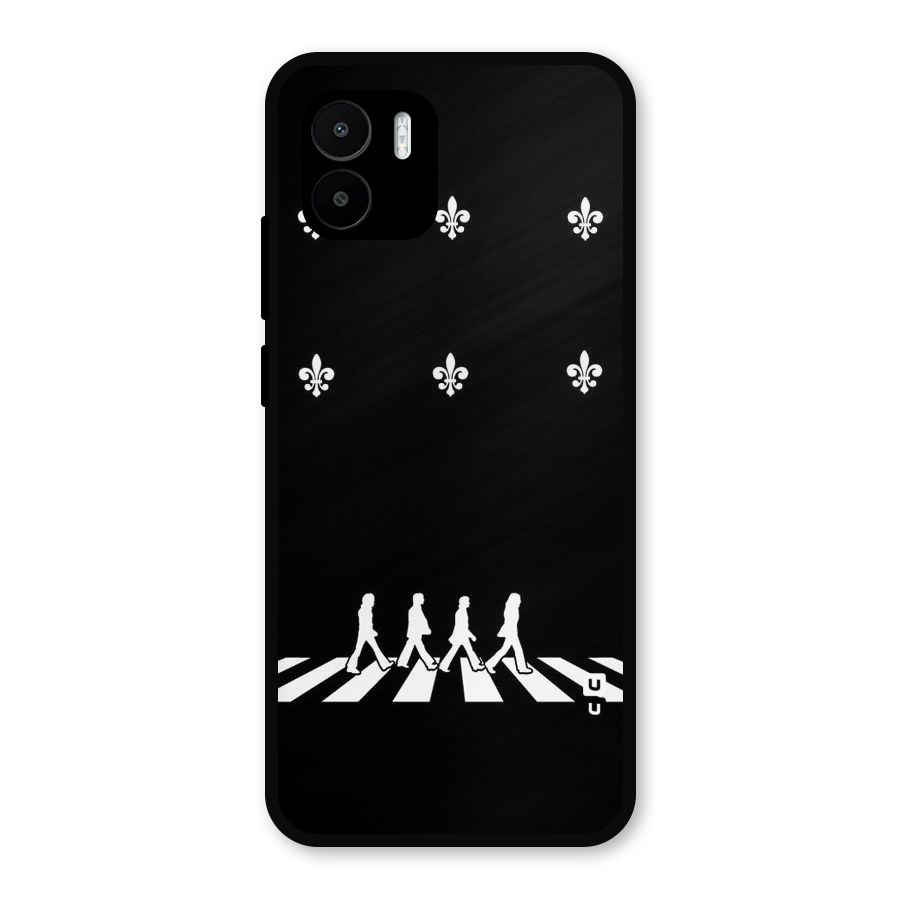 Walking Four Metal Back Case for Redmi A2