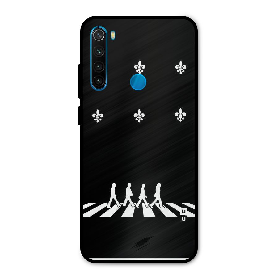 Walking Four Metal Back Case for Redmi Note 8