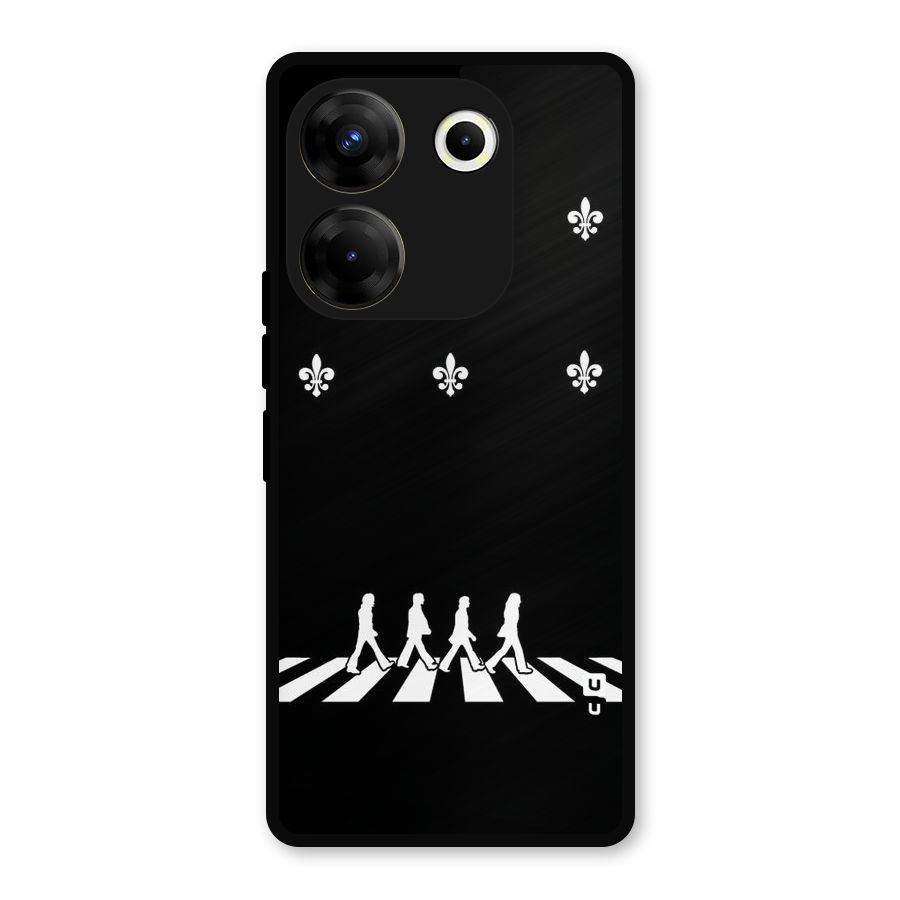 Walking Four Metal Back Case for Tecno Camon 20