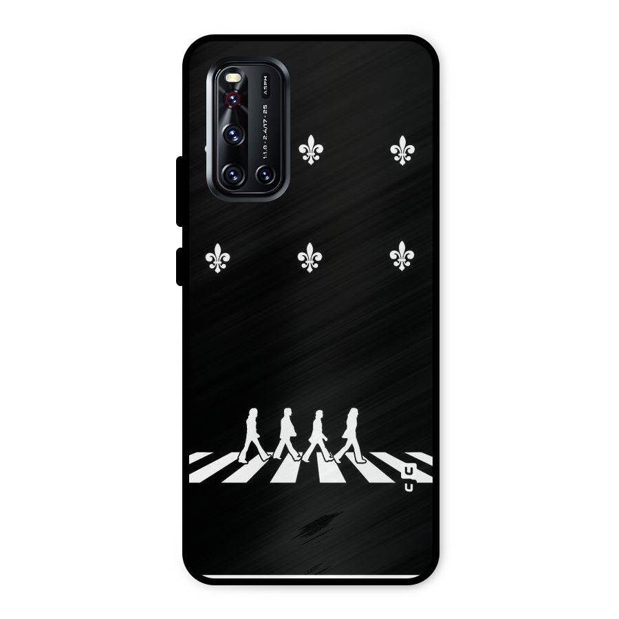 Walking Four Metal Back Case for Vivo V19