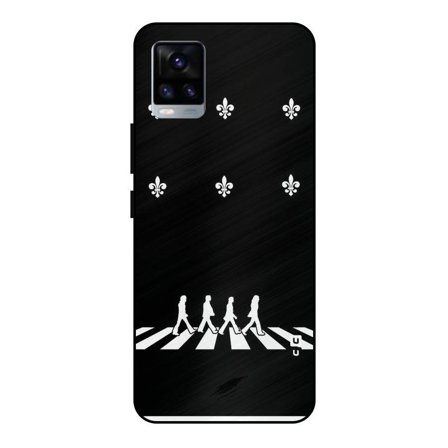 Walking Four Metal Back Case for Vivo V20