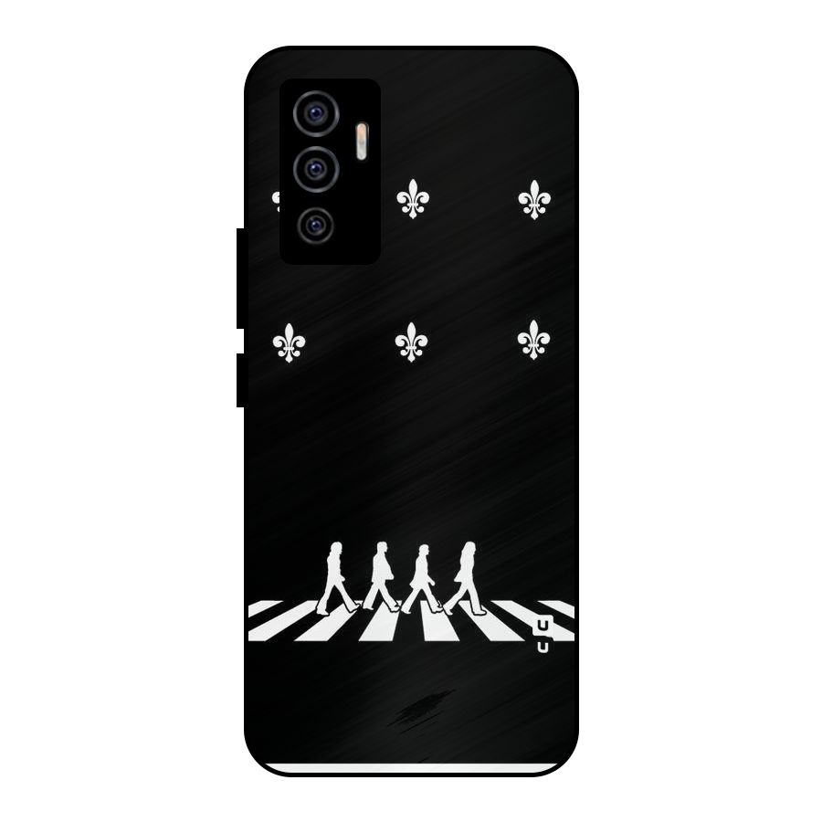 Walking Four Metal Back Case for Vivo V23e