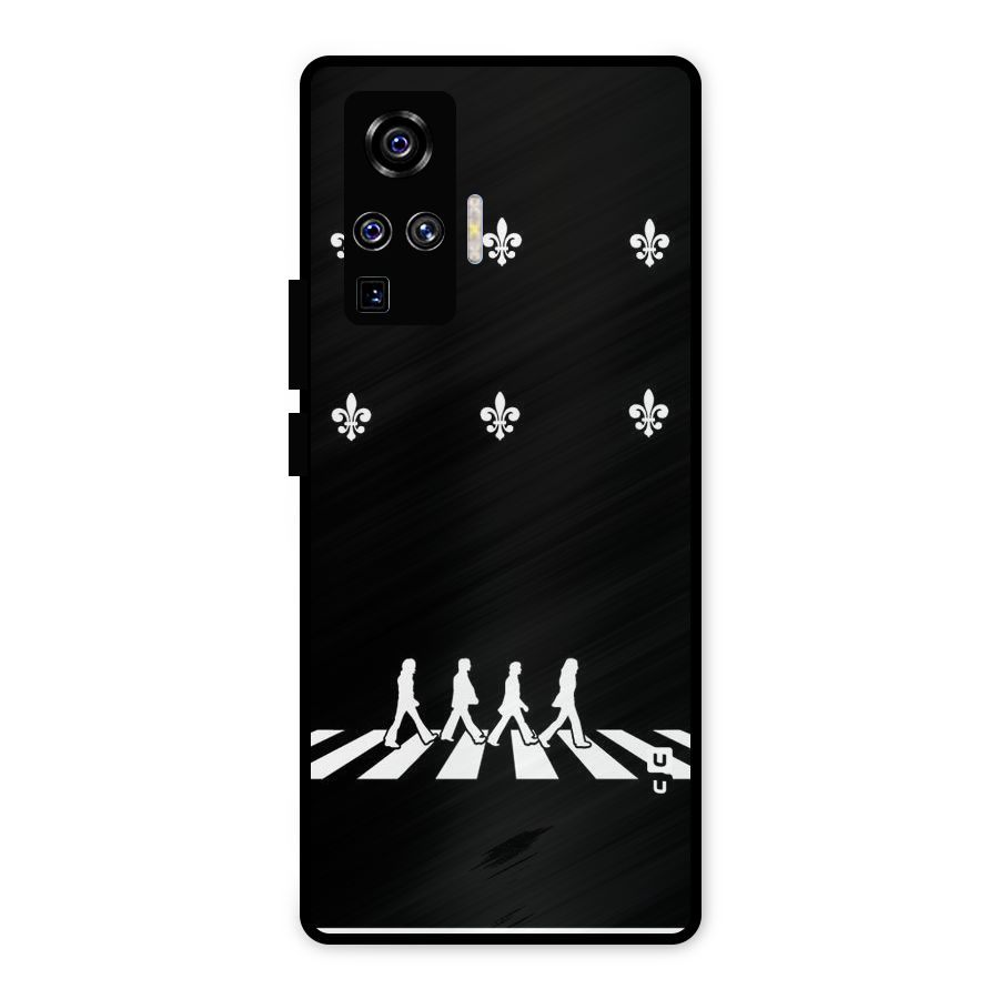 Walking Four Metal Back Case for Vivo X50 Pro