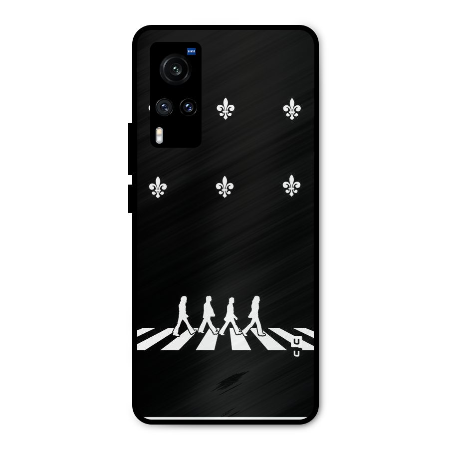 Walking Four Metal Back Case for Vivo X60