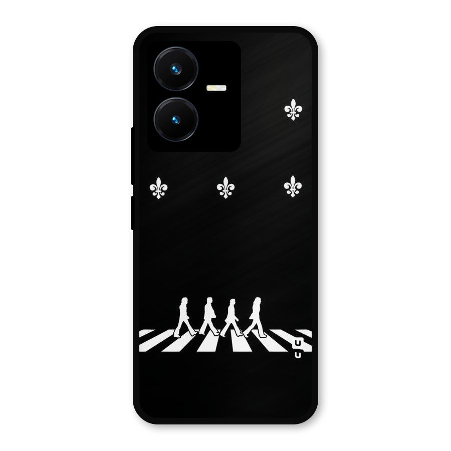 Walking Four Metal Back Case for Vivo Y22