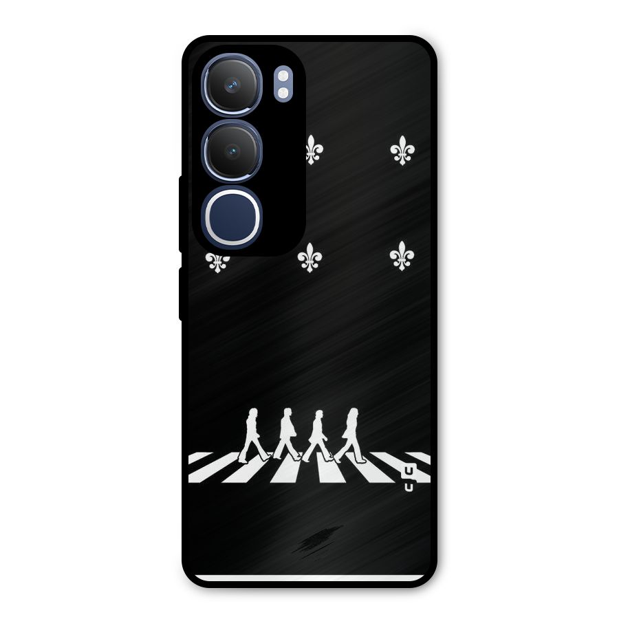 Walking Four Metal Back Case for Vivo Y29