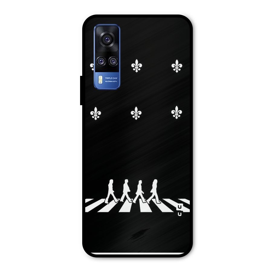 Walking Four Metal Back Case for Vivo Y31