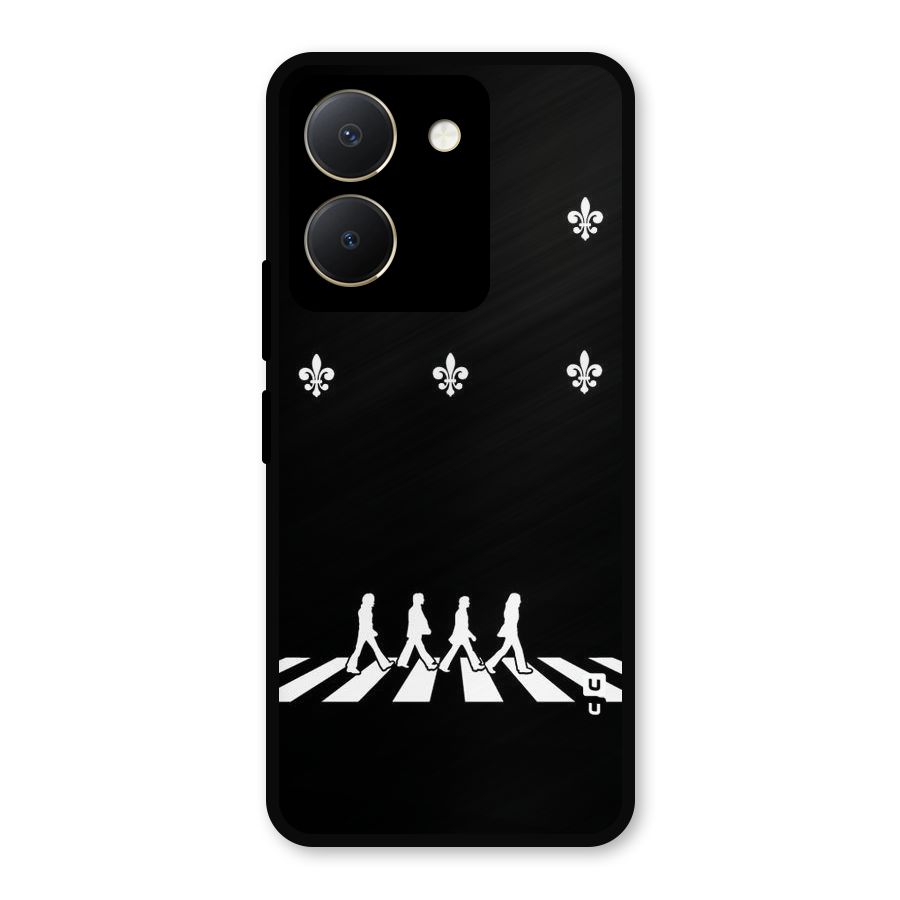 Walking Four Metal Back Case for Vivo Y36
