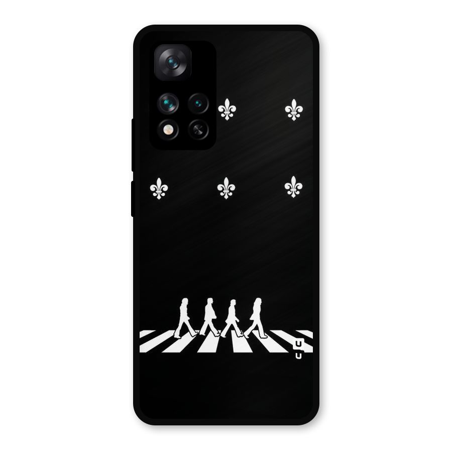 Walking Four Metal Back Case for Xiaomi 11i Hypercharge 5G
