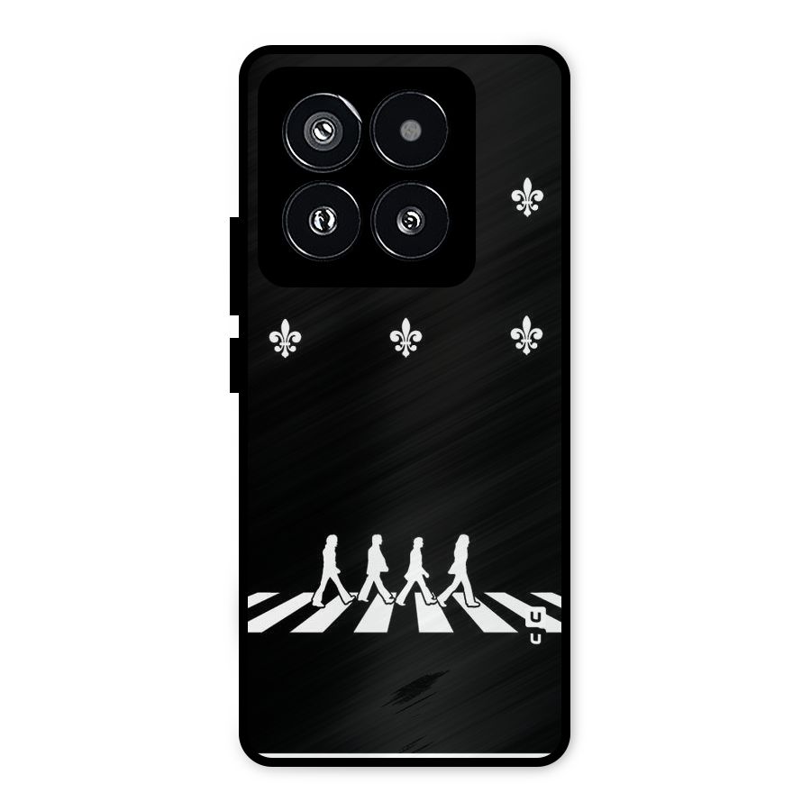 Walking Four Metal Back Case for Xiaomi 14 Pro