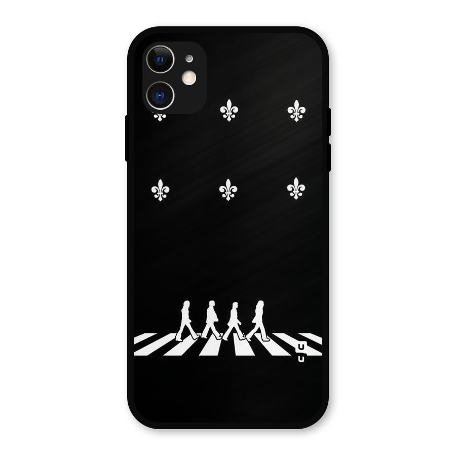 Walking Four Metal Back Case for iPhone 11