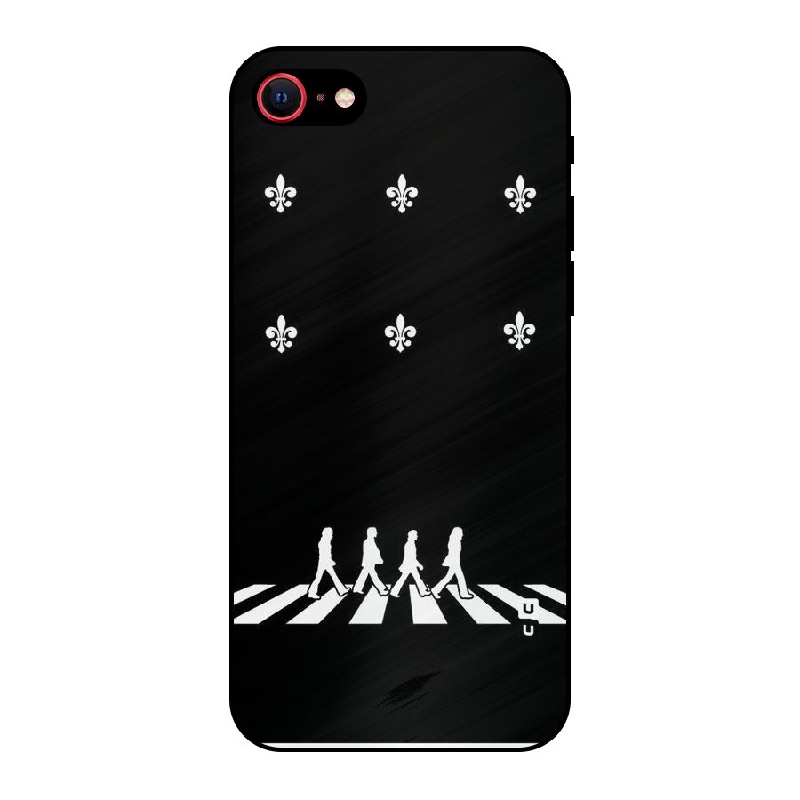 Walking Four Metal Back Case for iPhone SE 2020