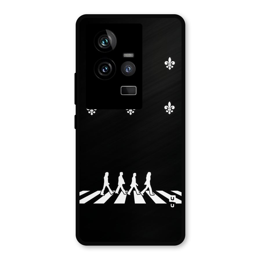Walking Four Metal Back Case for iQOO 11 5G