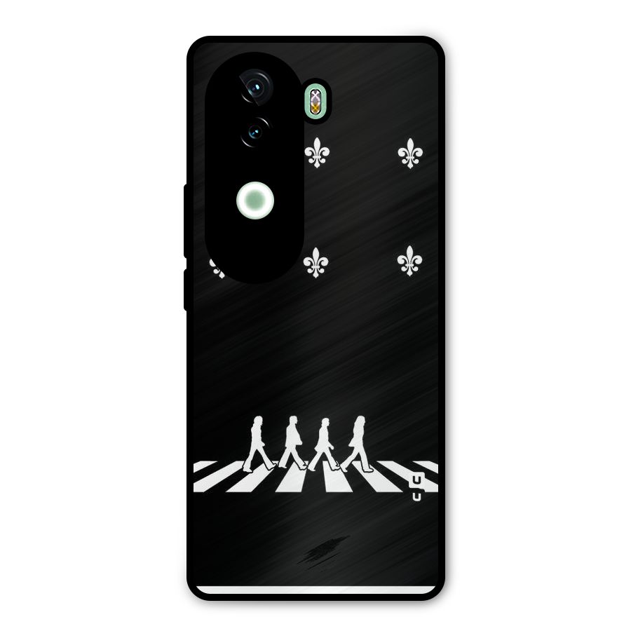 Walking Four Metal Back Case for iQOO Z9s