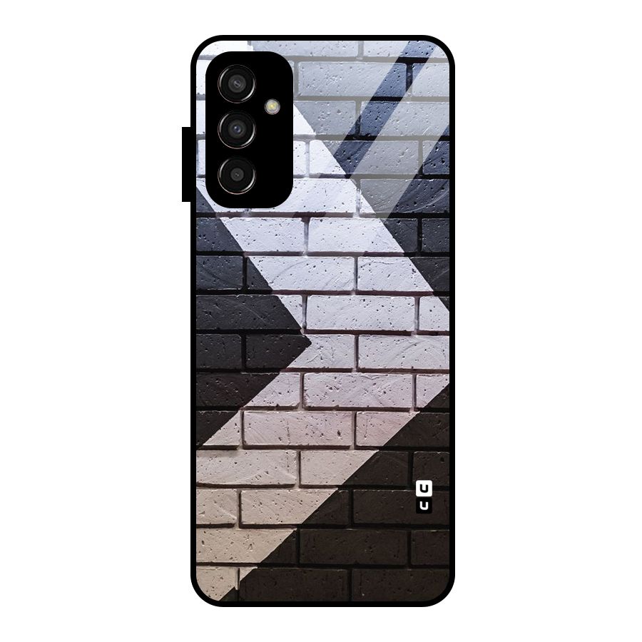 Wall Arrow Design Glass Back Case for Galaxy F13