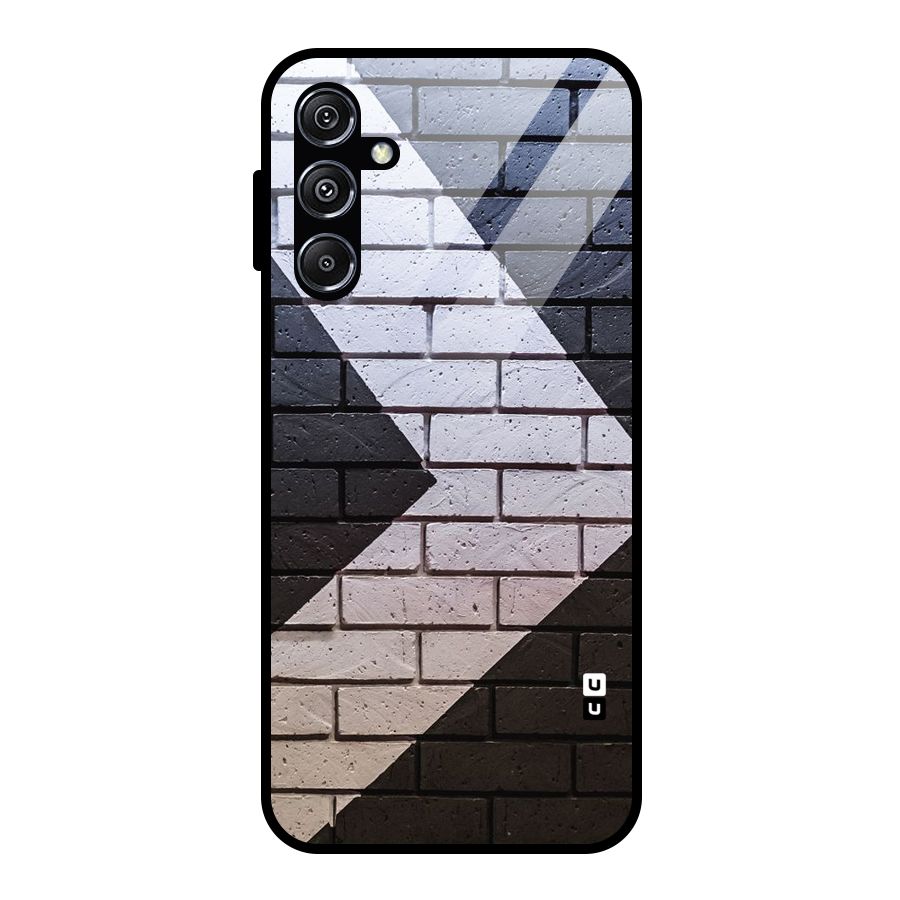Wall Arrow Design Glass Back Case for Galaxy M34 5G