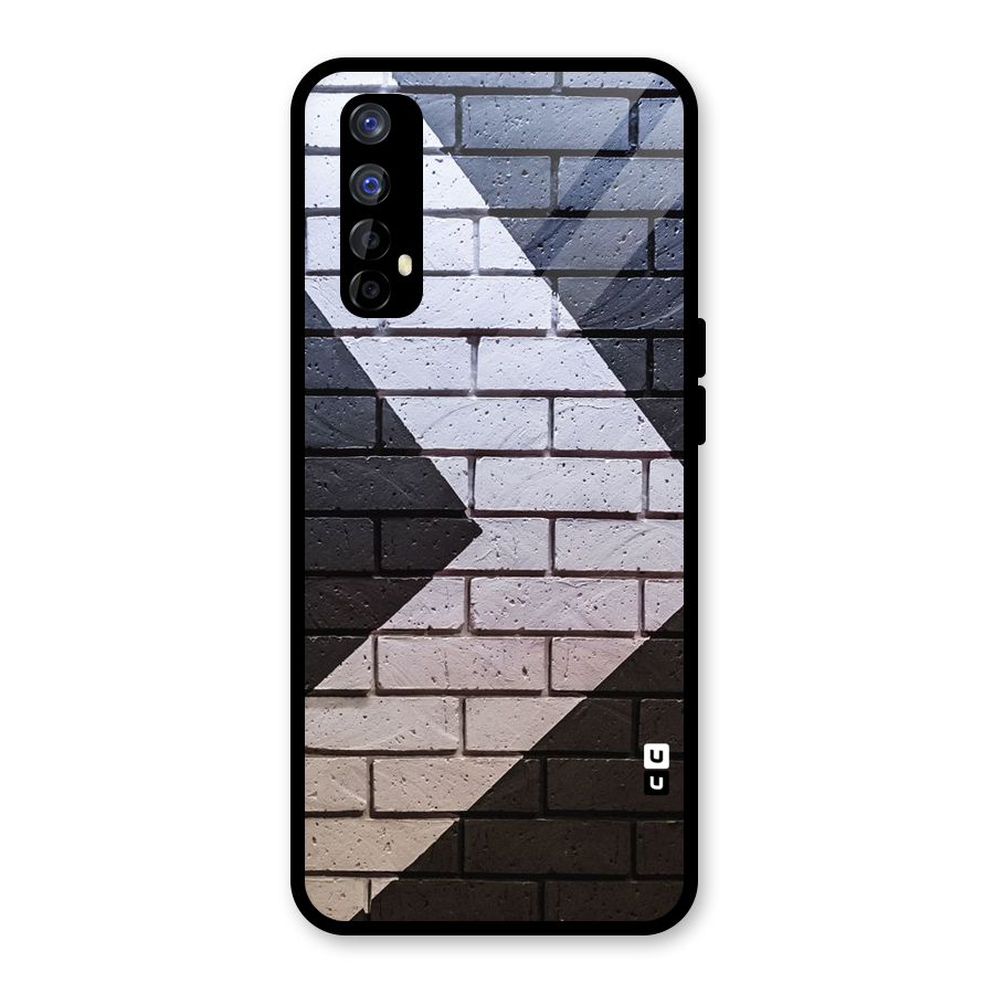 Wall Arrow Design Glass Back Case for Realme 7