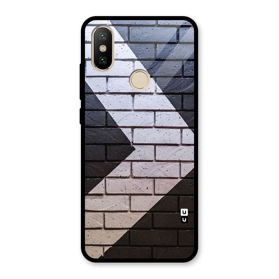 Wall Arrow Design Glass Back Case for Redmi A2