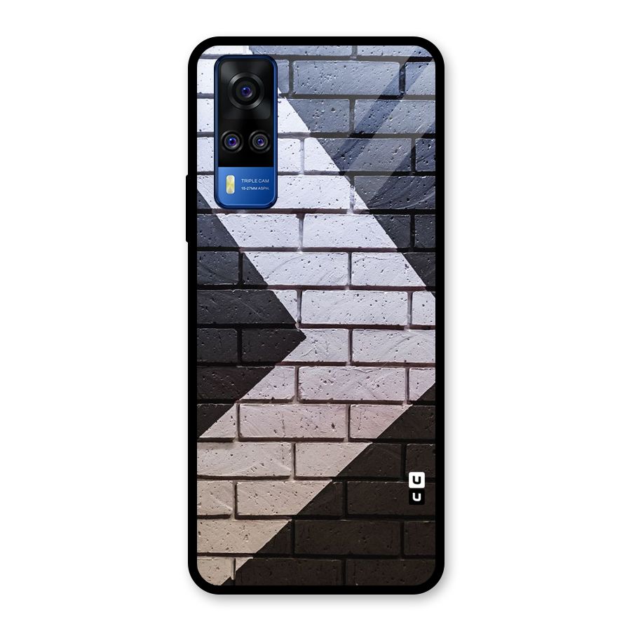 Wall Arrow Design Glass Back Case for Vivo Y31