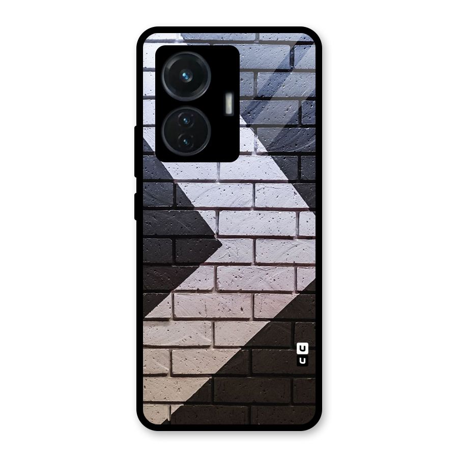 Wall Arrow Design Glass Back Case for iQOO Z6 44W