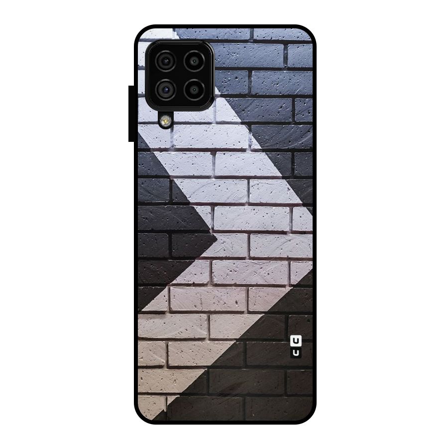 Wall Arrow Design Metal Back Case for Galaxy A22 4G