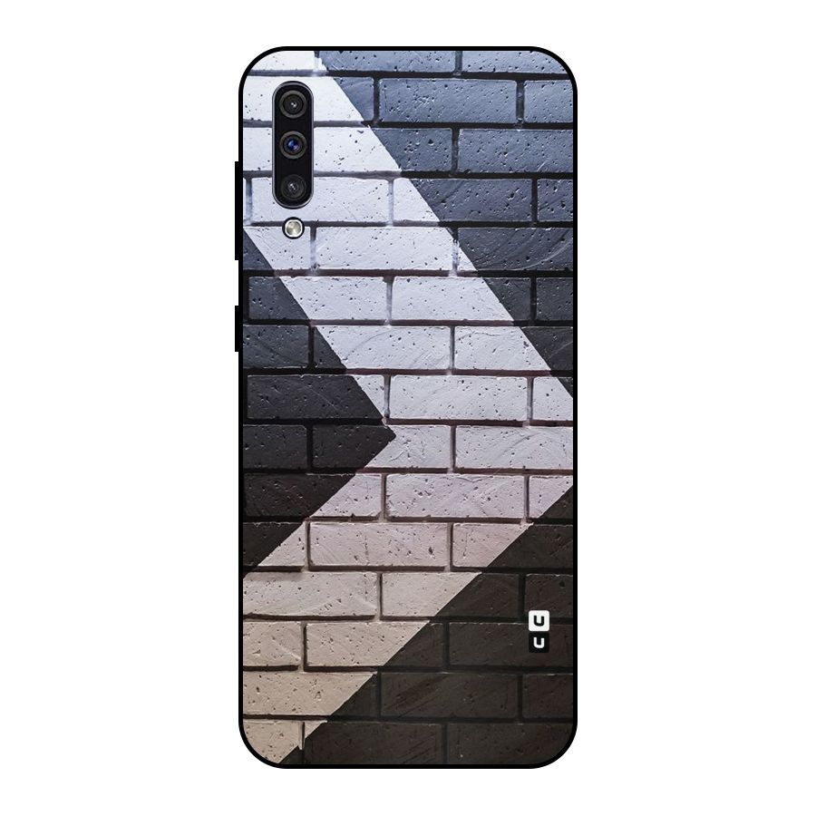 Wall Arrow Design Metal Back Case for Galaxy A50