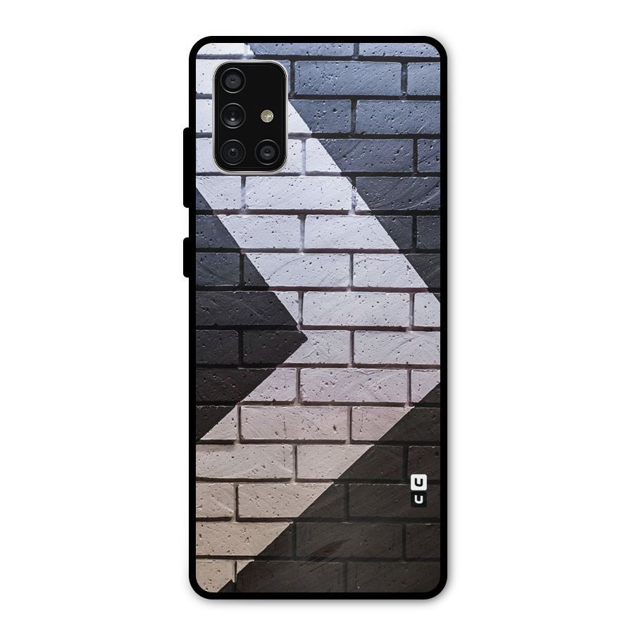 Wall Arrow Design Metal Back Case for Galaxy A71