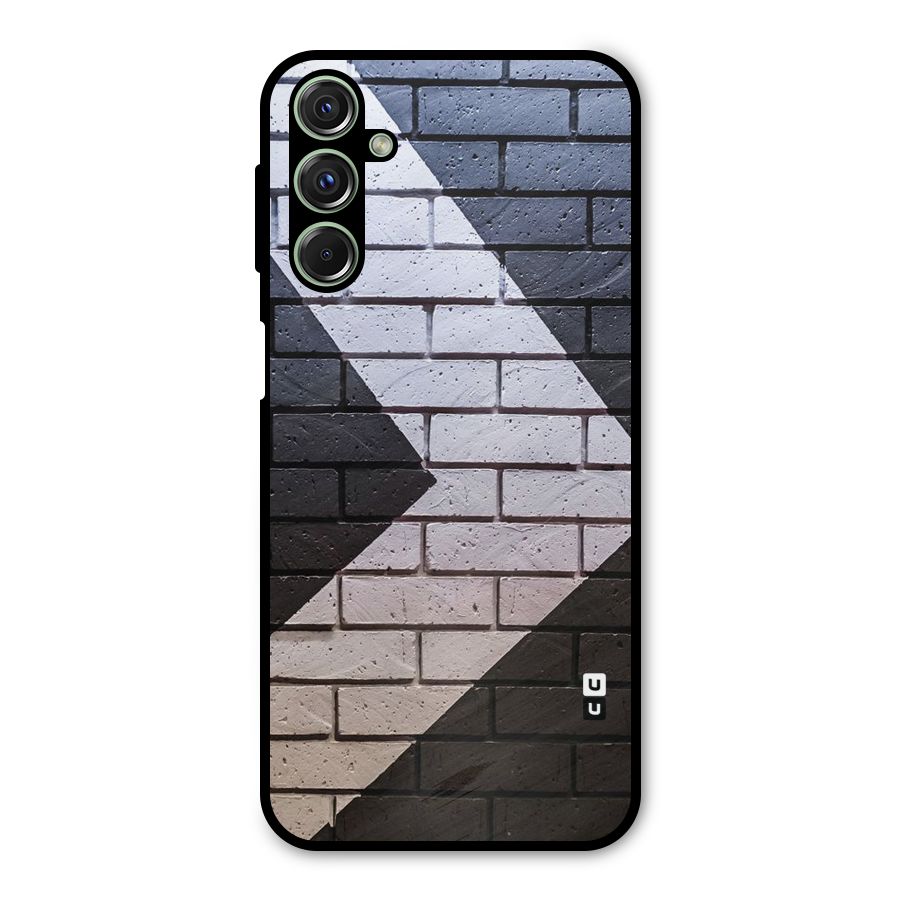 Wall Arrow Design Metal Back Case for Galaxy F34