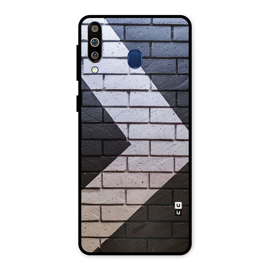 Wall Arrow Design Metal Back Case for Galaxy M30