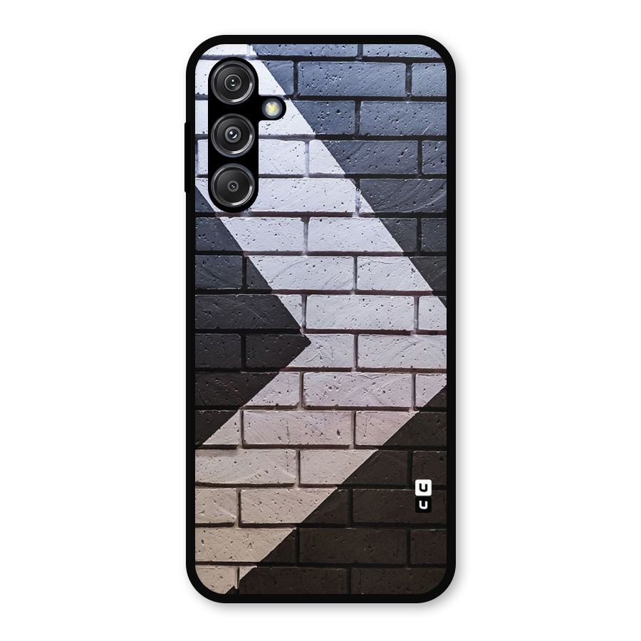 Wall Arrow Design Metal Back Case for Galaxy M34 5G