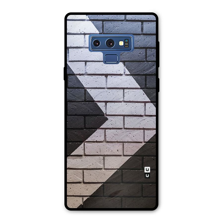 Wall Arrow Design Metal Back Case for Galaxy Note 9