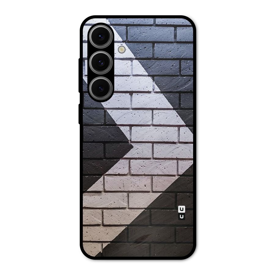 Wall Arrow Design Metal Back Case for Galaxy S24 FE