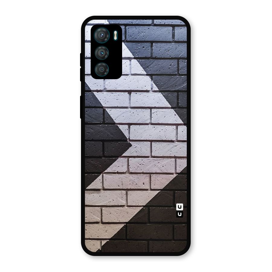 Wall Arrow Design Metal Back Case for Moto G42