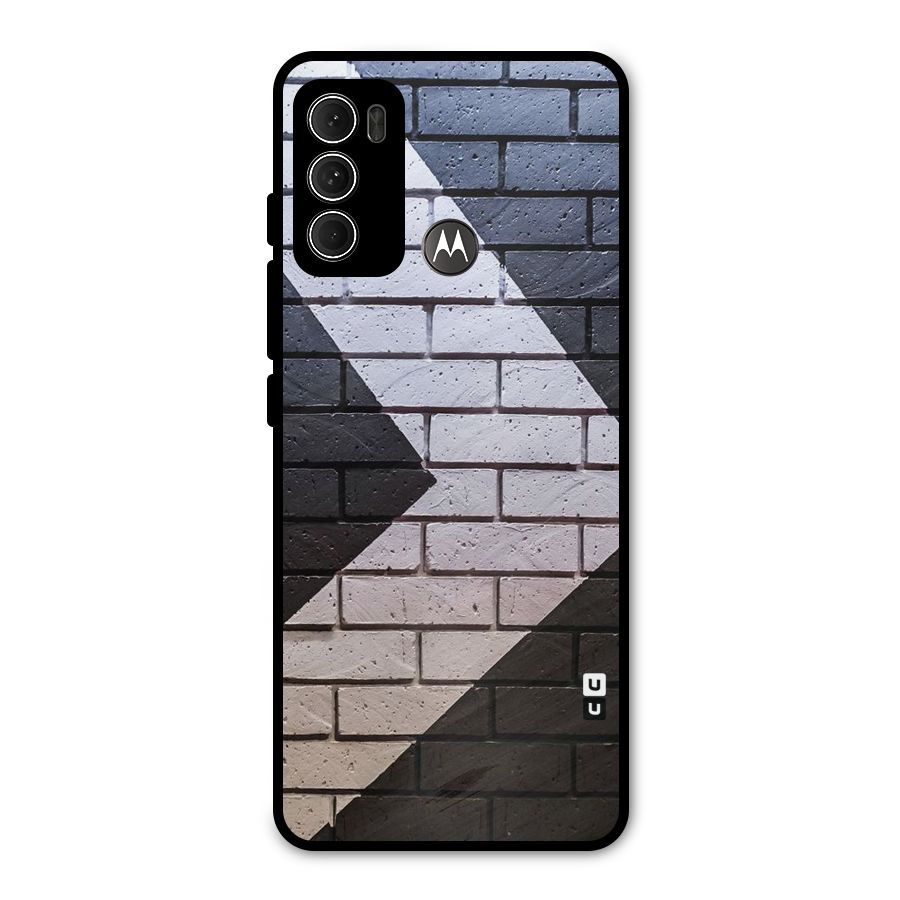 Wall Arrow Design Metal Back Case for Moto G60