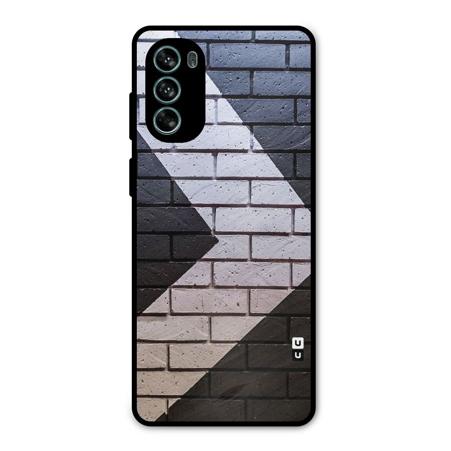 Wall Arrow Design Metal Back Case for Moto G62