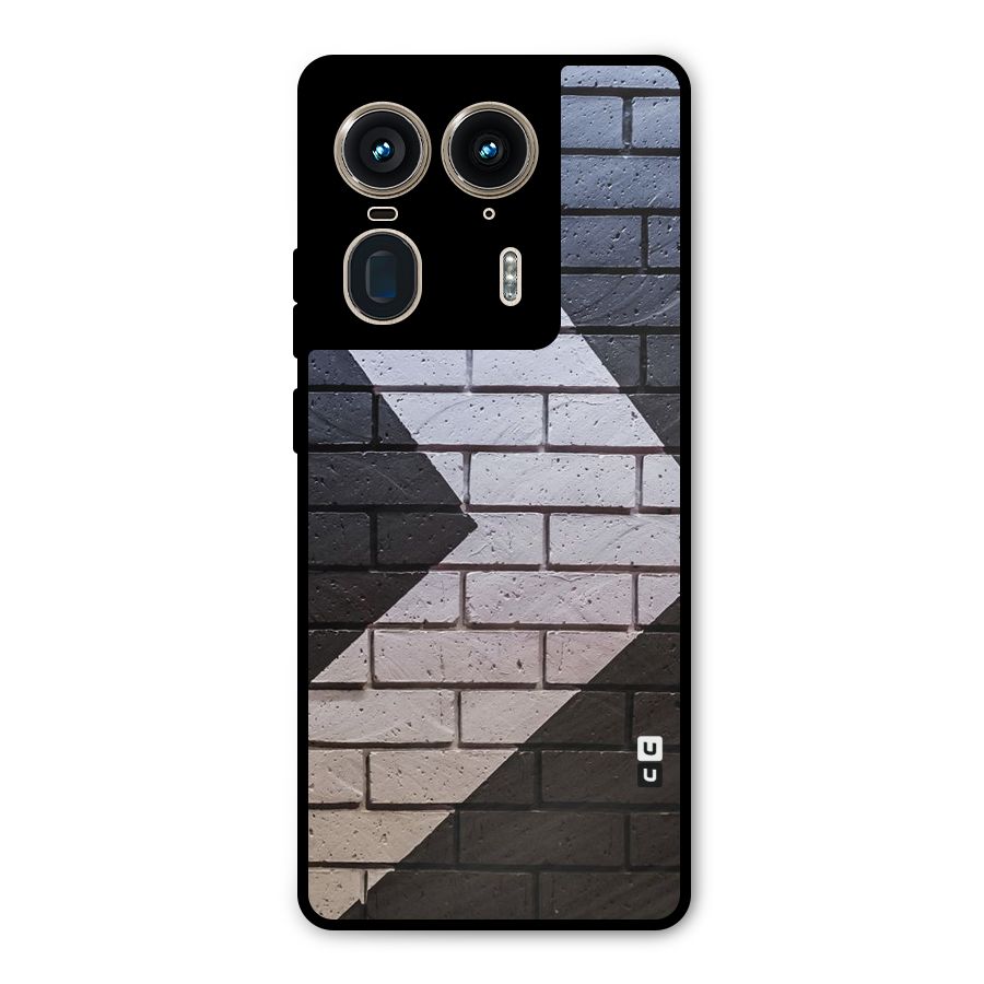 Wall Arrow Design Metal Back Case for Motorola Edge 50 Ultra