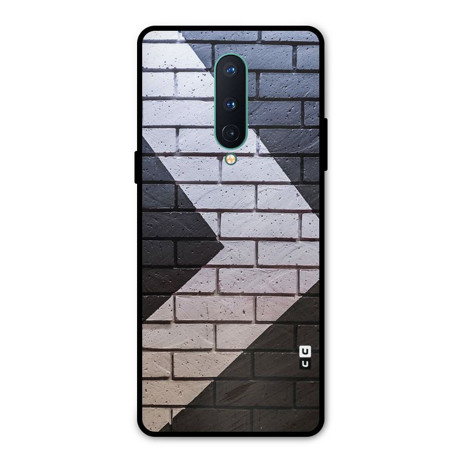 Wall Arrow Design Metal Back Case for OnePlus 8
