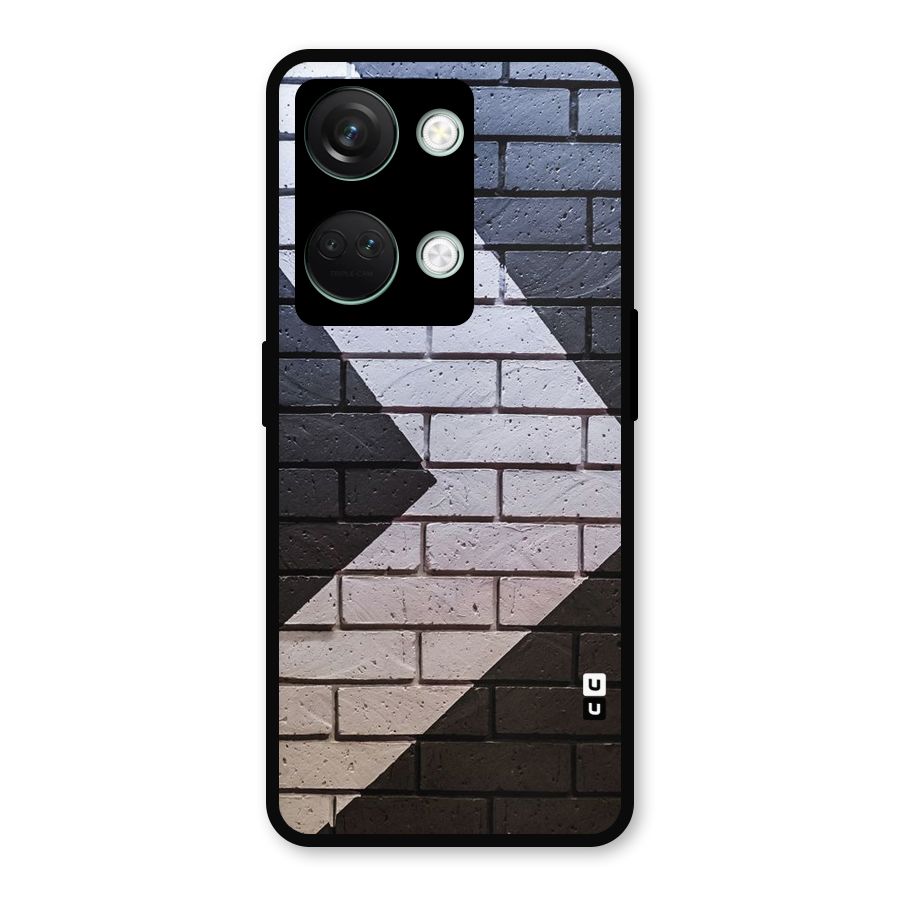 Wall Arrow Design Metal Back Case for OnePlus Nord 3