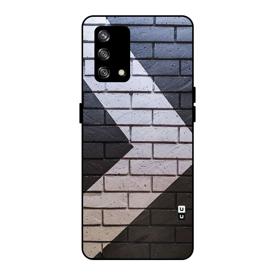 Wall Arrow Design Metal Back Case for Oppo F19