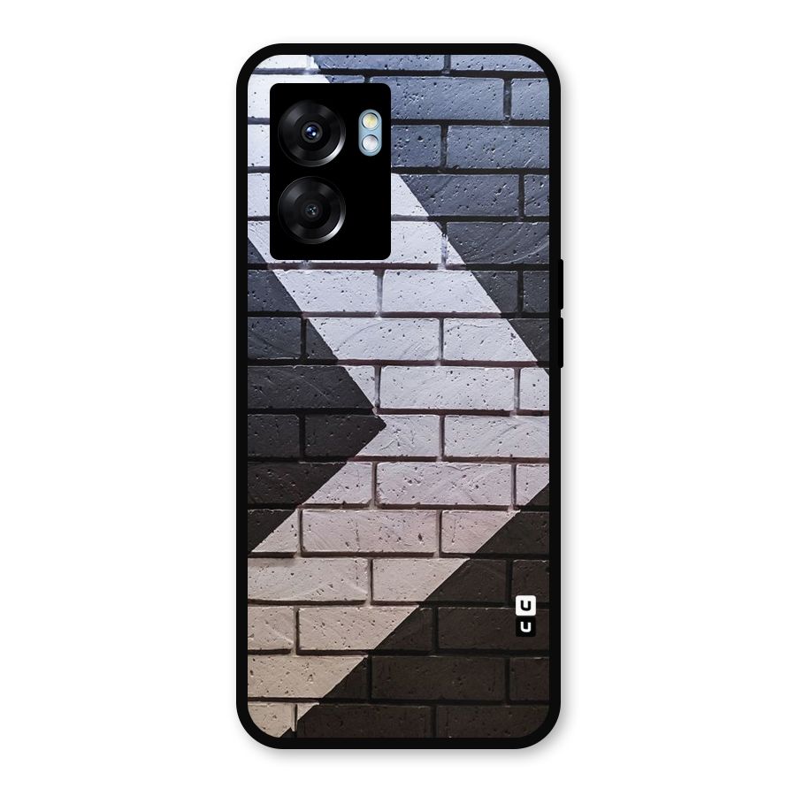 Wall Arrow Design Metal Back Case for Oppo K10 (5G)