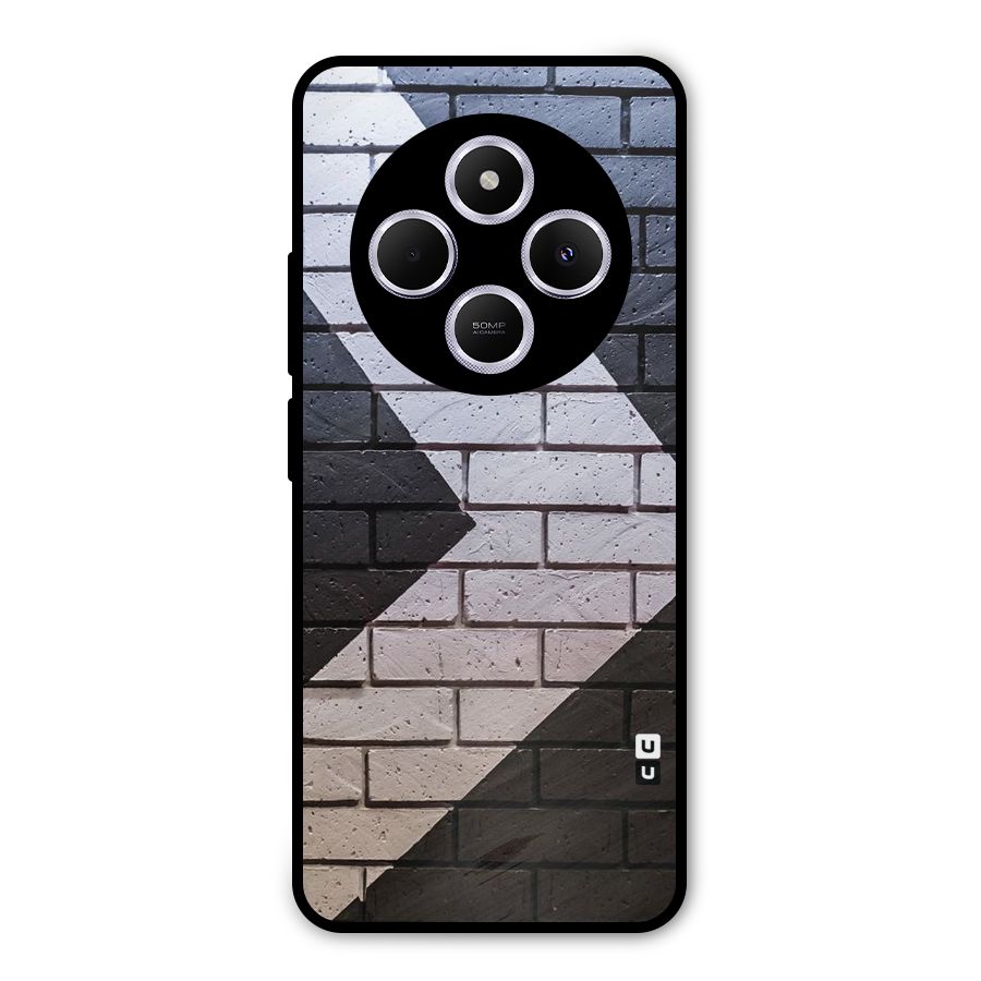 Wall Arrow Design Metal Back Case for Poco C75 5G