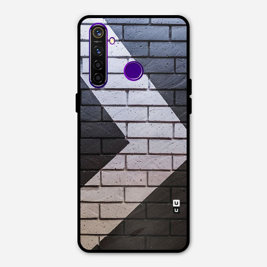 Wall Arrow Design Metal Back Case for Realme 5 Pro