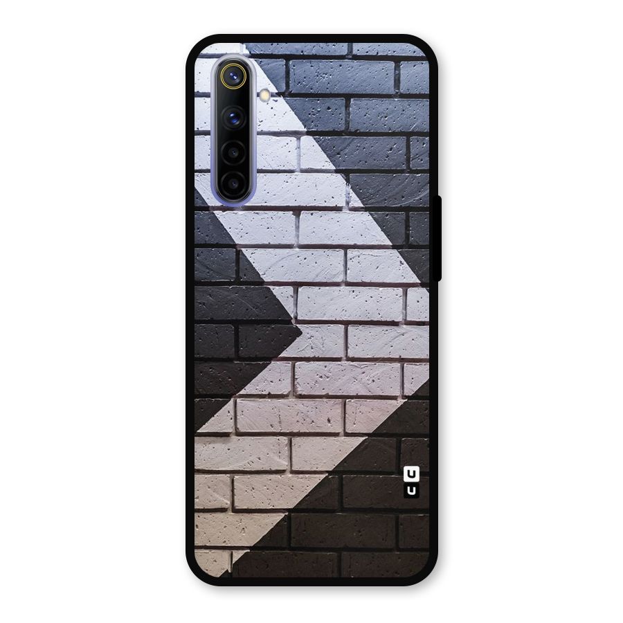 Wall Arrow Design Metal Back Case for Realme 6