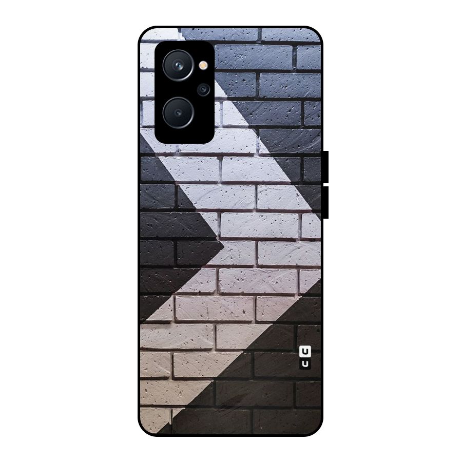 Wall Arrow Design Metal Back Case for Realme 9i 5G