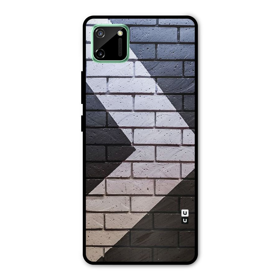 Wall Arrow Design Metal Back Case for Realme C11