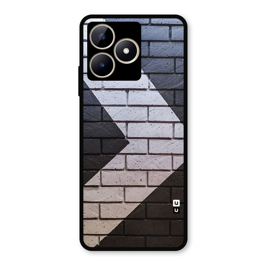 Wall Arrow Design Metal Back Case for Realme C53